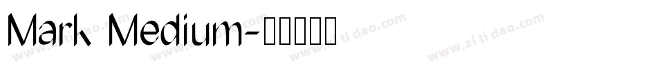 Mark Medium字体转换